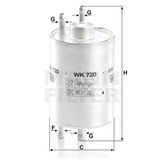 Mann WK720 Yakıt Filtresi
