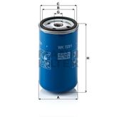 Mann WK723/1 Yakıt Filtresi
