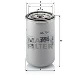 Mann WK724 Yakıt Filtresi