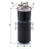 Mann WK735/1 Yakıt Filtresi
