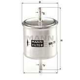 Mann WK79 Yakıt Filtresi