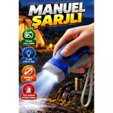 Manuel Şarjlı 3 Led El Feneri – Pilsiz Acil Durum Aydınlatması