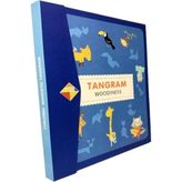 Manyetik Ahşap Tangram Puzzle - Genel