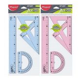 Maped 30 cm 4 Parça Study Kırılmaz Cetvel Seti