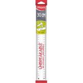 Maped 30 cm Kırılmaz Şeffaf Cetvel