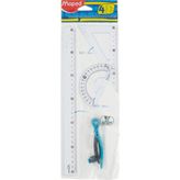 Maped 4'lü 30 cm Pergelli Maxi Set - Mavi - Standart