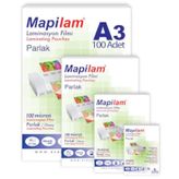 Mapi A-3 Laminasyon Filmi 125 Mic.Parlak Polyester. 100 Ad