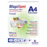 Mapi Laminasyon Filmi 100 Mikron A4 100’Lü Kutu