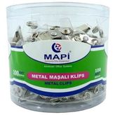 Mapi Şeffaf Metal Maşalı Klips