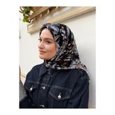 Ma'Polien Soft Eşarp Siyah-Kahve