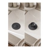 MappleHome Pratik Lavabo Gider Tıkacı 11 cm – Aç/Kapa Özellikli Silikon Lavabo Süzgeç Kapağı