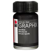 Marabu 39073 Aqua Ink 15 ml Black