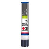 Marabu 3D Liner Kabaran Kumaş Boyası 25Ml Medium Blue