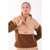 MARATON Comfort Kadın Kapüşonlu Taba Sweatshirt