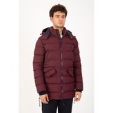 Maraton Regular Erkek Kapüşonlu Bordo Mont - XL