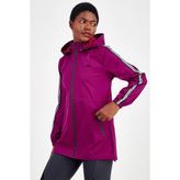 Maraton Regular Kadın Kapüşonlu Mor Ceket - XL