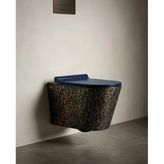 Marble Siyah Bronz Kanalsız Asma Klozet