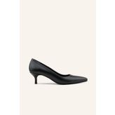 MARCATELLI Siyah Mini Topuklu Stiletto Ayakkabı