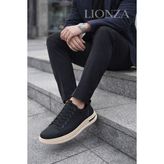 Marcomen Günlük Paraşüt Kumaş Sneaker - Siyah