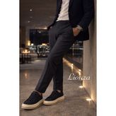Marcomen Hakiki Örme Ithal Taban Sneaker Ayakkabı - Siyah
