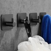Marelli Fixo Black Siyah Yapışkanlı Paslanmaz Askı Diğer