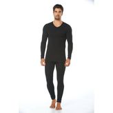 Marka Termal Takım Alt ve Üst - 2XL - Siyah