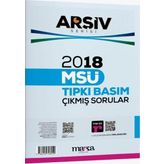 Marka Yayınları 2018 MSÜ Tıpkı Basım Çıkmış Sorular