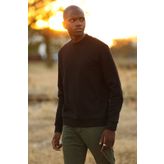 Markapia Oversize Siyah Erkek Bisiklet Yaka Sweatshirt