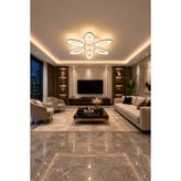 Markatech MS31005-6 Beyaz 6'lı 3 Renk LED Plafonyer Avize