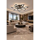 Markatech MS51005-10 Siyah 10'lu 3 Renk LED Plafonyer Avize