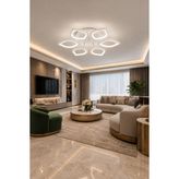 Markatech MS53005-6 Beyaz 6'lı 3 Renk LED Plafonyer Avize