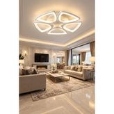 Markatech MS55005-5 Beyaz 5'li 3 Renk LED Plafonyer Avize