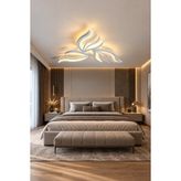 Markatech MS57005-3 Beyaz 3'lü 3 Renk LED Plafonyer Avize