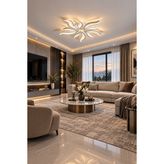 Markatech MS57005-5 Beyaz 5'li 3 Renk LED Plafonyer Avize