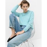 Marks & Spencer Air-Yarn Bisiklet Yaka Kazak - Mavi