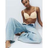 Marks & Spencer Dantelli Push‑Up Sütyen - 80DD - Bej