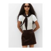Marks & Spencer Dokulu Kadife Mini Etek