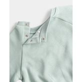 Marks & Spencer Pamuk Karışımlı Bebek Sweatshirt - Mavi - 6 - 9 Ay
