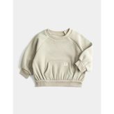Marks & Spencer Pamuk Karışımlı Bebek Sweatshirt - Yeşil - 9 - 12 Ay