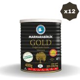 MarmaraBirlik Zeytin 201-230 Mega Gold Tnk 400 Gr - (12 Adet)