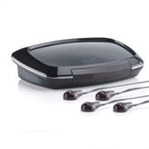 Marmitek Invisible Control Black 4 - Infrared extender | emitter (adhesive) LEDs | 4 devices | receiver - tabletop model