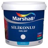 Marshall Silikonlu Özel Mat 15 lt Beyaz İç Cephe Boyası