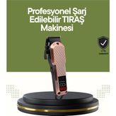 Marsilyan Şarjlı Saç Kesme Makinesi – 4 Kademeli Ayar, LCD Ekran ve Hızlı Şarj Desteği - 1