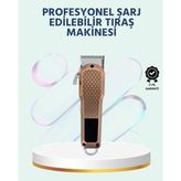 Marsilyan Şarjlı Saç Kesme Makinesi – Type-C Girişli, LCD Ekranlı ve Sessiz Motor - 1