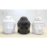 Marsilyan™- Seramik Buda Büstü Buhurdanlık ALK4447 - Renkli - standart