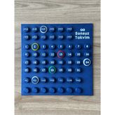 Marsis Design Sonsuz Takvim | Masa ve Özel Gün Takvimi | 20 x 20 cm - Lacivert