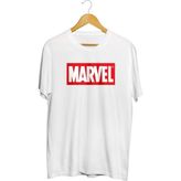 Marvel Baskılı Unisex Tişört - Beyaz
