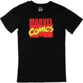 Marvel Comics Cep Logo Tasarımlı Siyah Tişört - XL