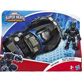 Marvel E6256 Super Hero Adventures Mega Black Panther Mini Figür ve Araç