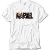 Marvel Heroes In Post 2 Beyaz Tişört - XL